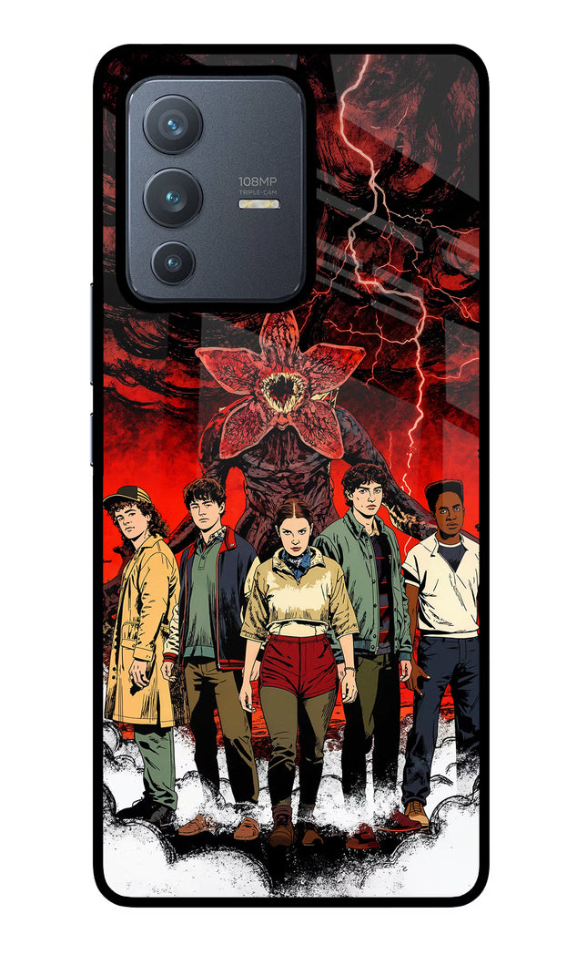 Ordinary Things Characters Vivo V23 Pro 5G Glass Case