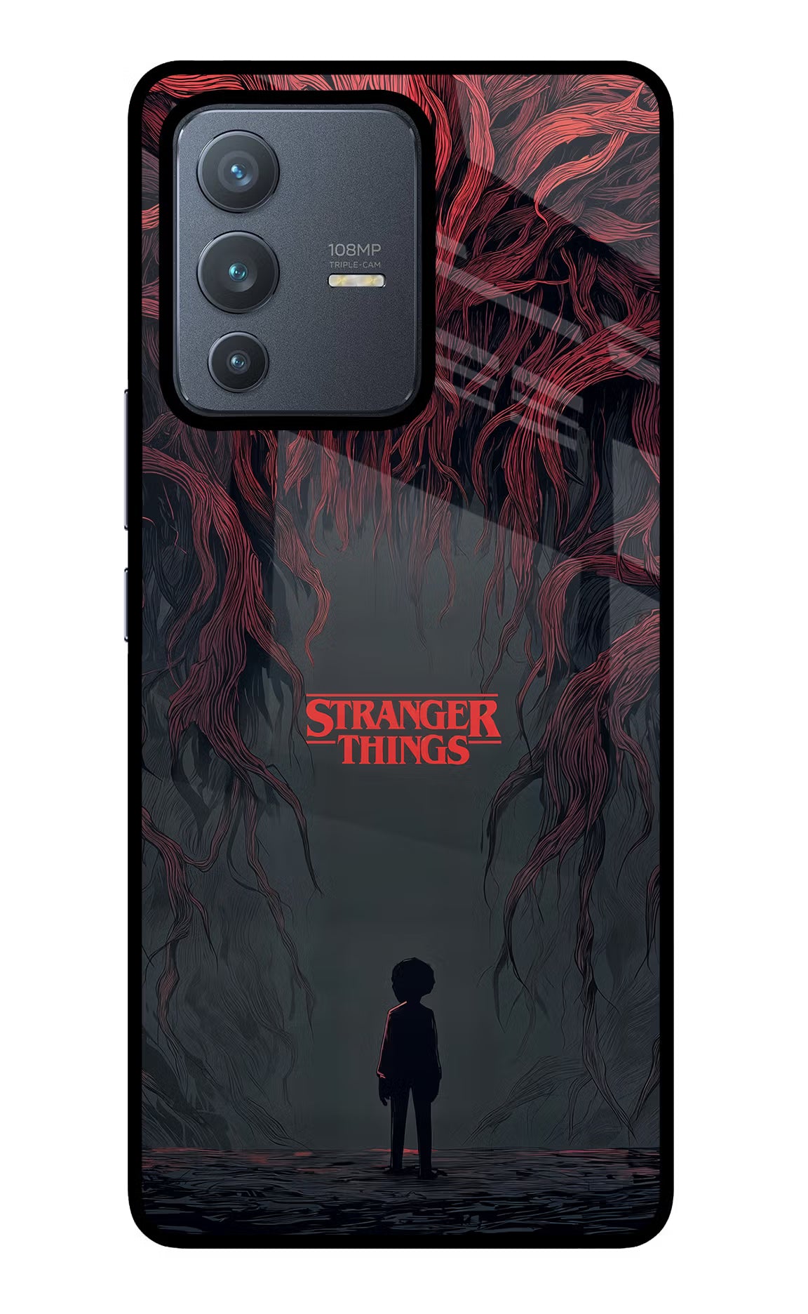 Ordinary Things Dark Side Vivo V23 Pro 5G Glass Case Back Cover by Casekaro
