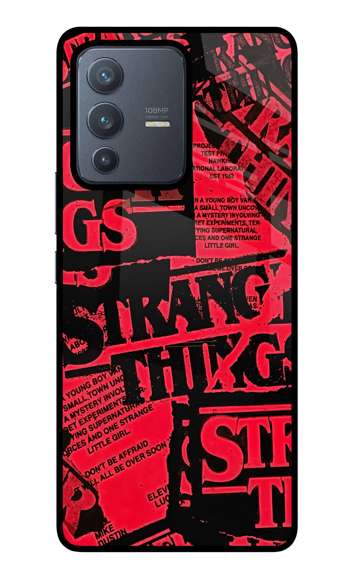 Ordinary Things Vivo V23 Pro 5G Glass Case Back Cover by Casekaro