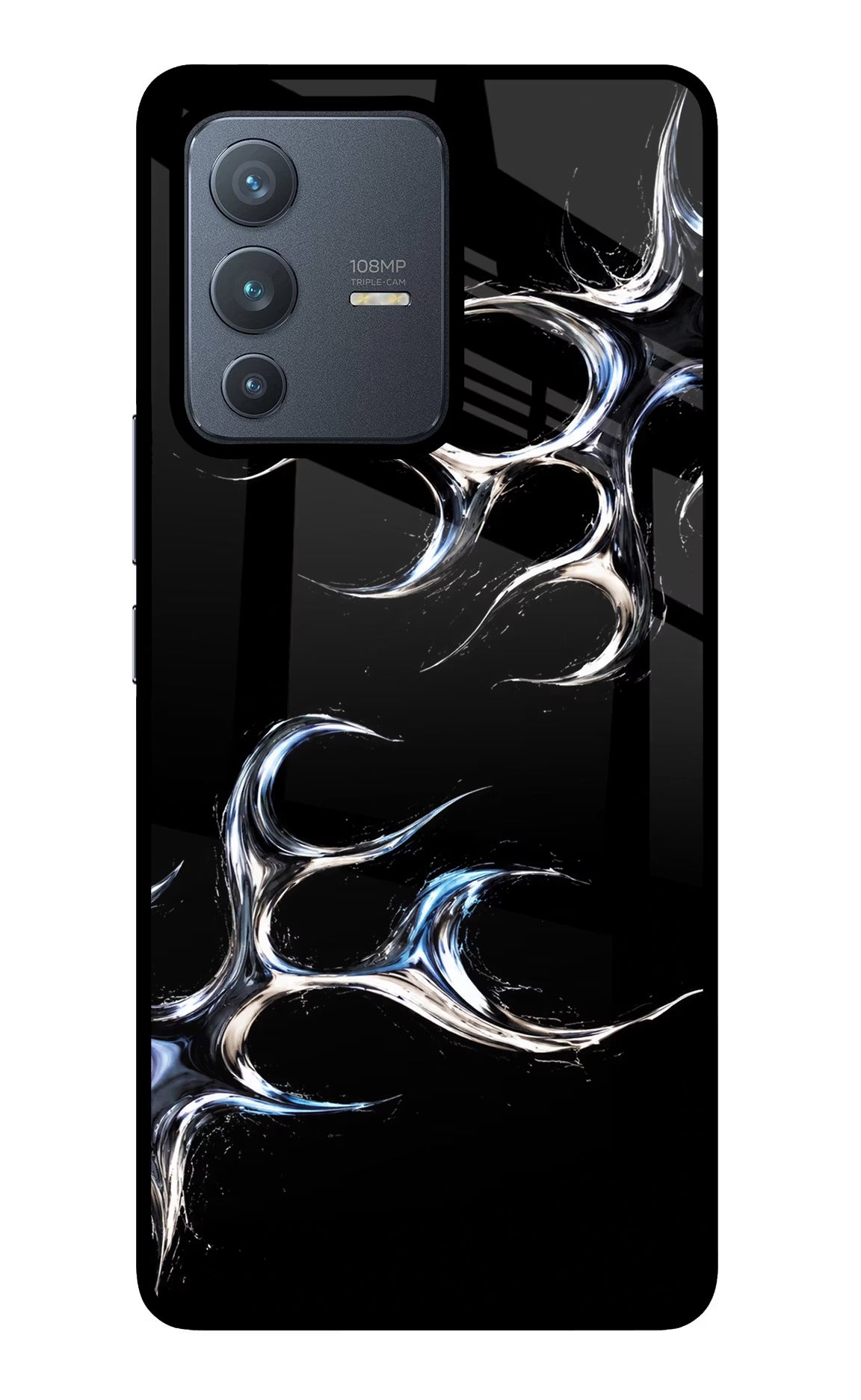 Chrome Tribal Vivo V23 Pro 5G Glass Case