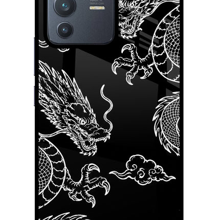 Twin Dragons Vivo V23 Pro 5G Glass Case