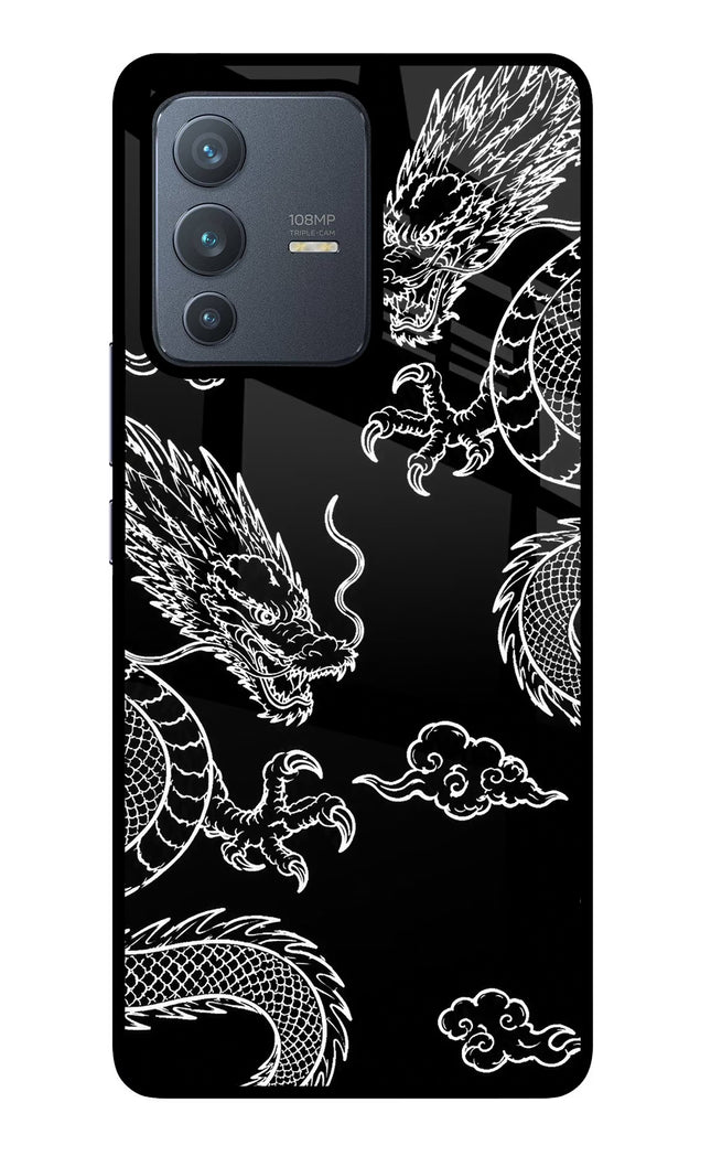 Twin Dragons Vivo V23 Pro 5G Glass Case