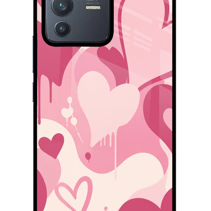 Hearty case Vivo V23 Pro 5G Glass Case