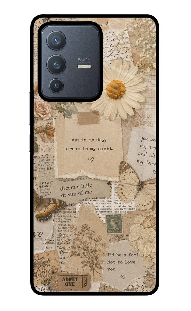 Vintage case Vivo V23 Pro 5G Glass Case