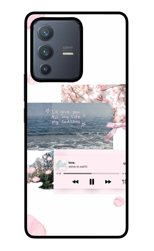 Wave to earth Vivo V23 Pro 5G Glass Case