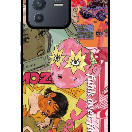 Funkover Vivo V23 Pro 5G Glass Case