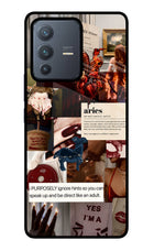 Zodiac Aries Vivo V23 Pro 5G Glass Case