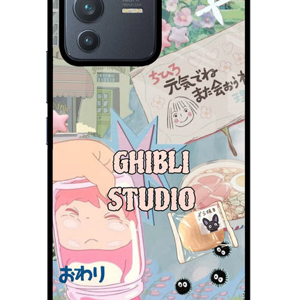 Studio Ghibli Vivo V23 Pro 5G Glass Case