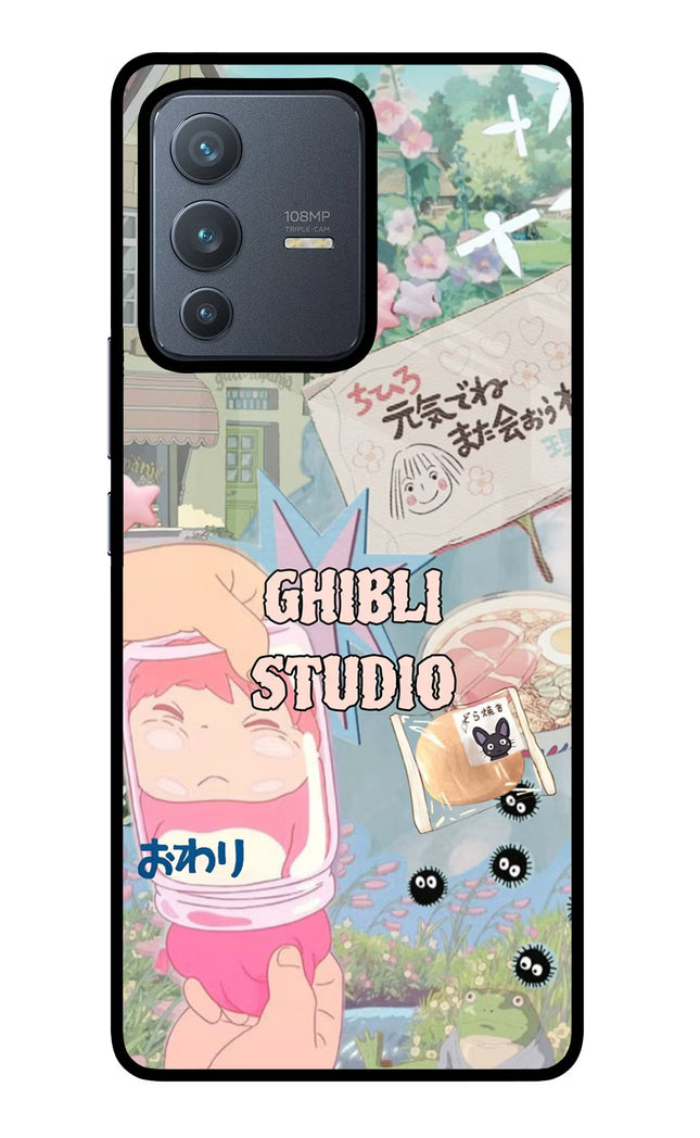 Studio Ghibli Vivo V23 Pro 5G Glass Case