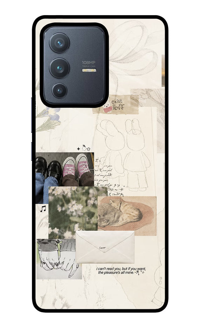 Soft Aesthetic Vivo V23 Pro 5G Glass Case