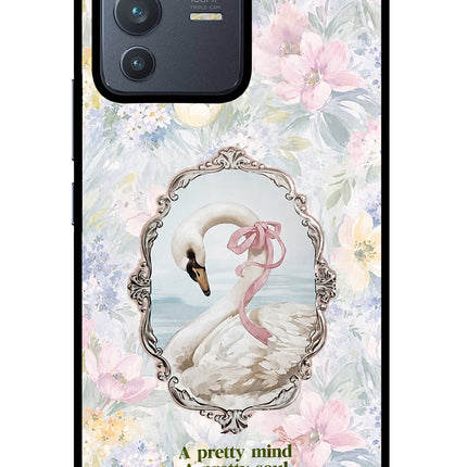 Pretty Mind Pretty Soul Vivo V23 Pro 5G Glass Case