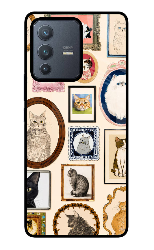 Mirror Cats Vivo V23 Pro 5G Glass Case