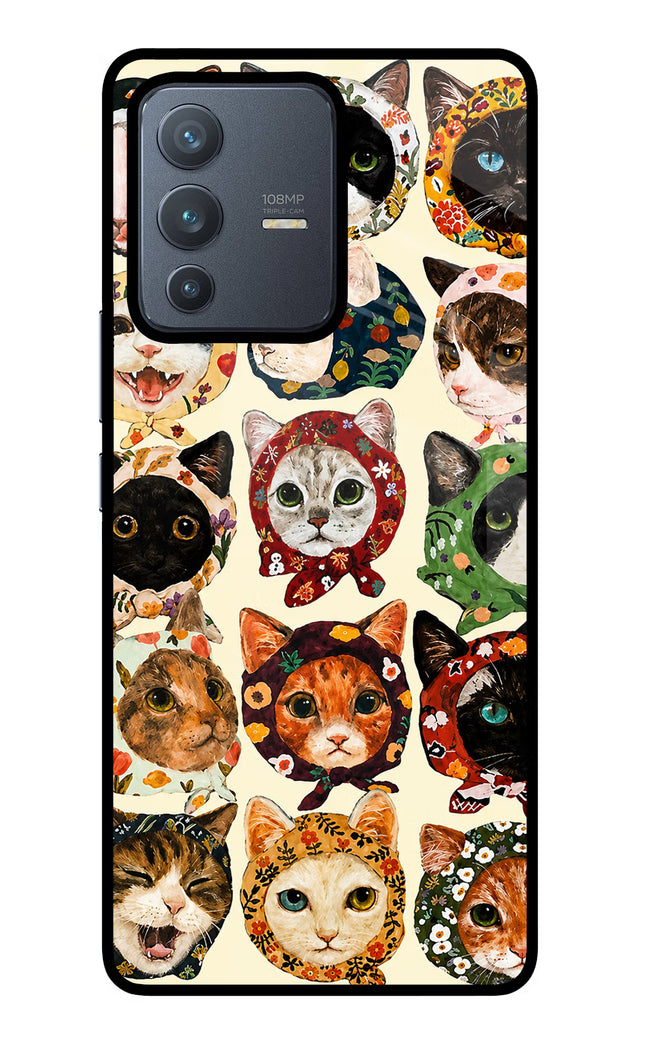 Cool Cat Vivo V23 Pro 5G Glass Case