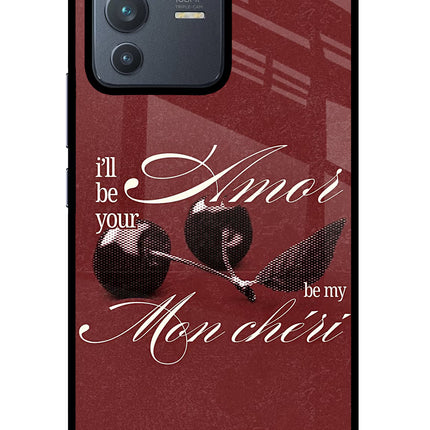 Velvet Cherry Vivo V23 Pro 5G Glass Case