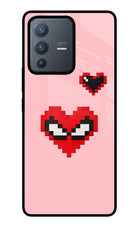 Gwen Heart Vivo V23 Pro 5G Glass Case