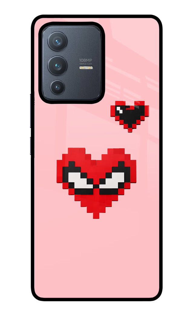 Gwen Heart Vivo V23 Pro 5G Glass Case