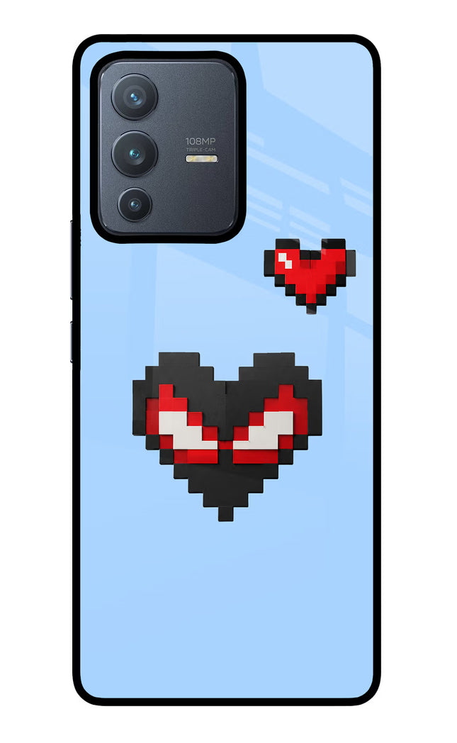 Peter Heart Vivo V23 Pro 5G Glass Case