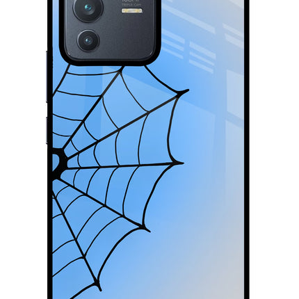 Blue Web Vivo V23 Pro 5G Glass Case