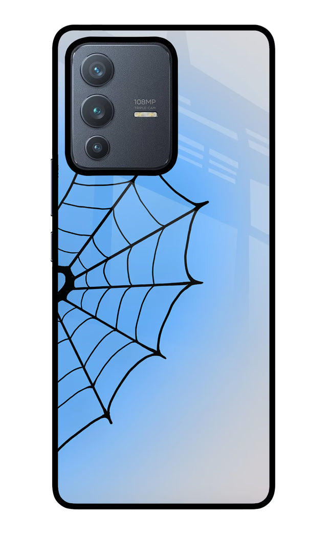 Blue Web Vivo V23 Pro 5G Glass Case