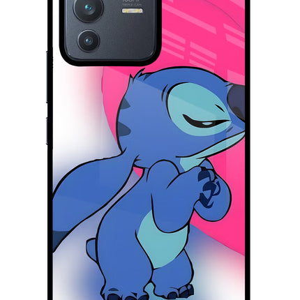 Stitch Hug Vivo V23 Pro 5G Glass Case