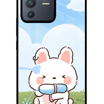 Bunny Treat Vivo V23 Pro 5G Glass Case