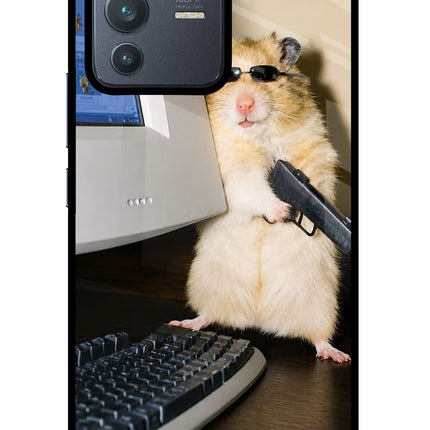Hacker Hamster Vivo V23 Pro 5G Glass Case
