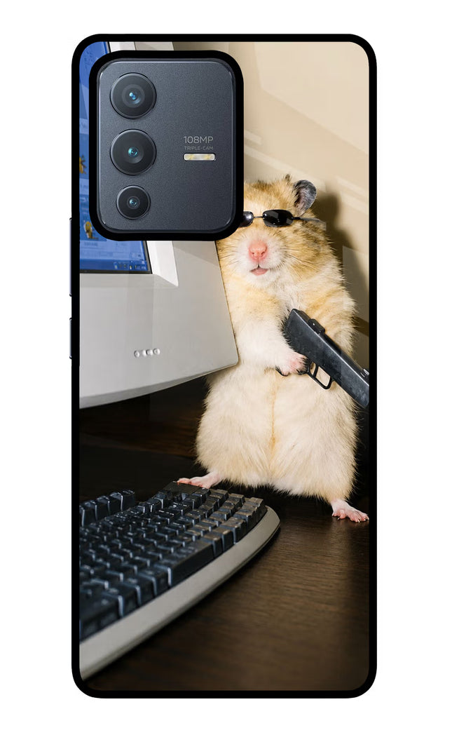 Hacker Hamster Vivo V23 Pro 5G Glass Case