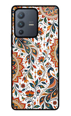 White Mayura Vivo V23 Pro 5G Glass Case