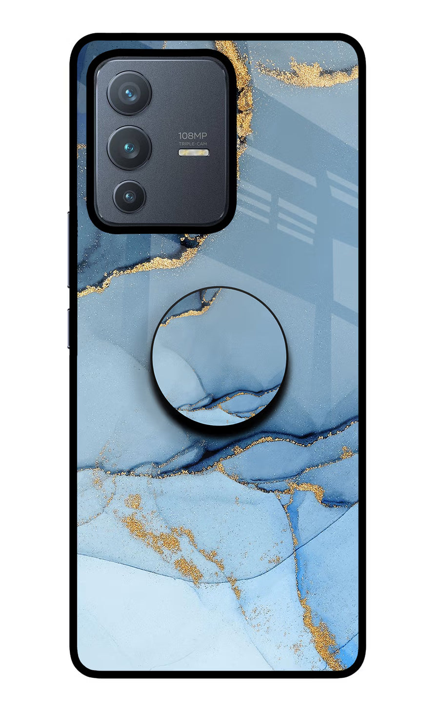 Blue Marble Vivo V23 Pro 5G Pop Case, Glass case
