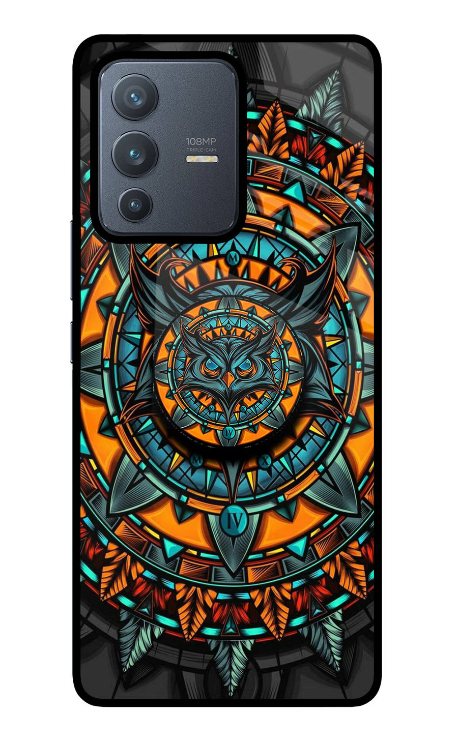 Angry Owl Vivo V23 Pro 5G Pop Case, Glass case