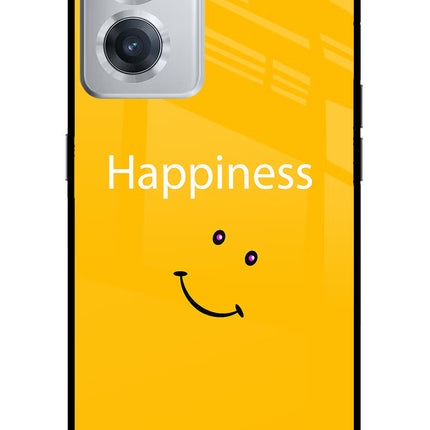 Happiness With Smiley OnePlus Nord CE 2 5G Glass Case