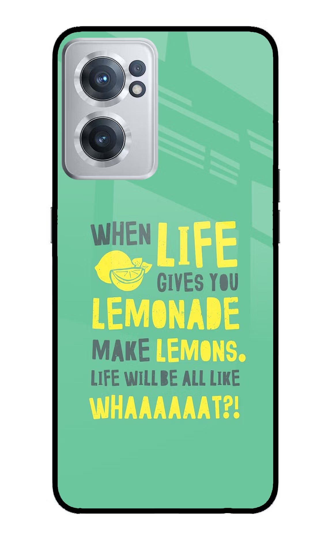 Quote OnePlus Nord CE 2 5G Glass Case Back Cover by Casekaro