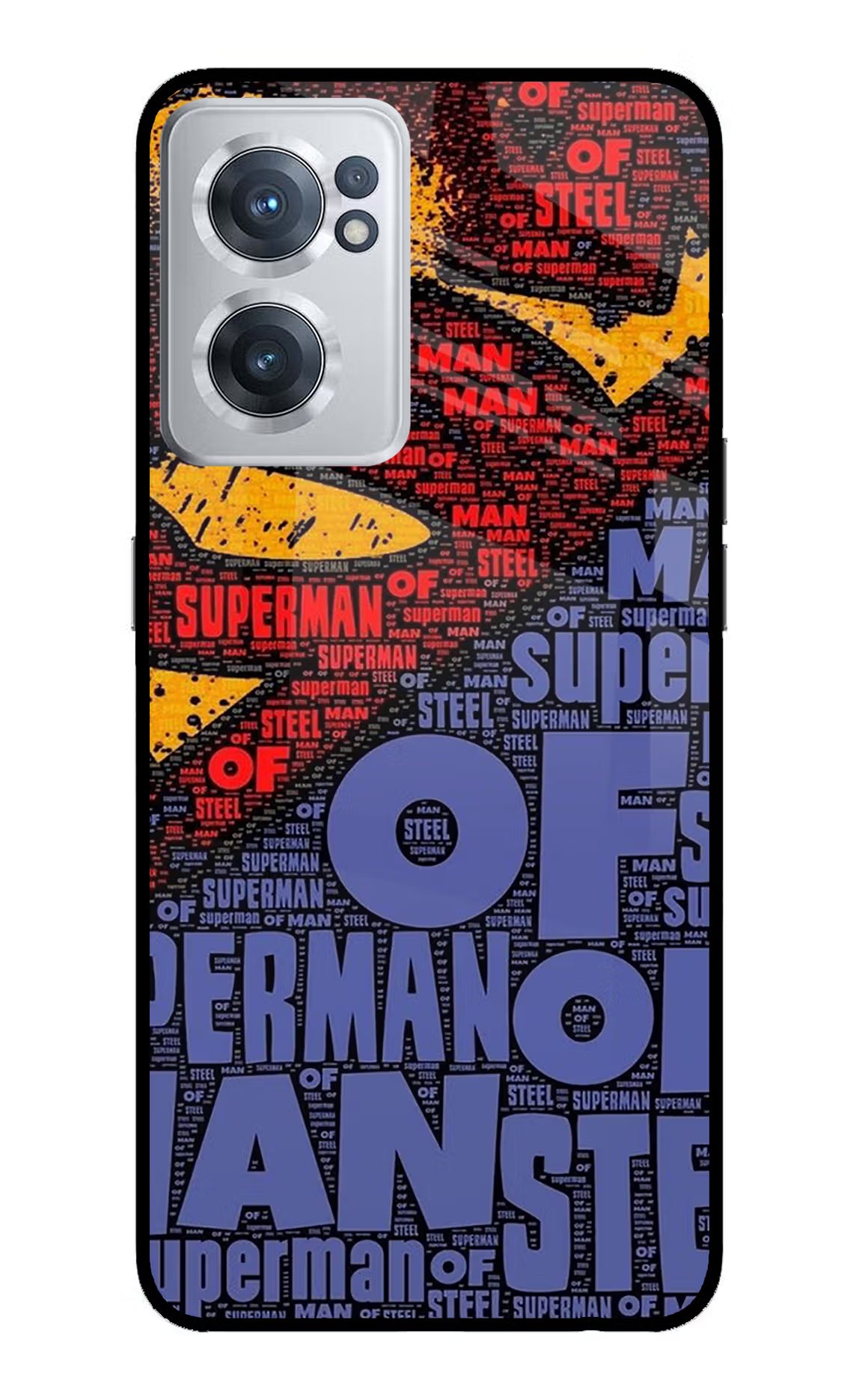Superman OnePlus Nord CE 2 5G Glass Case Back Cover by Casekaro