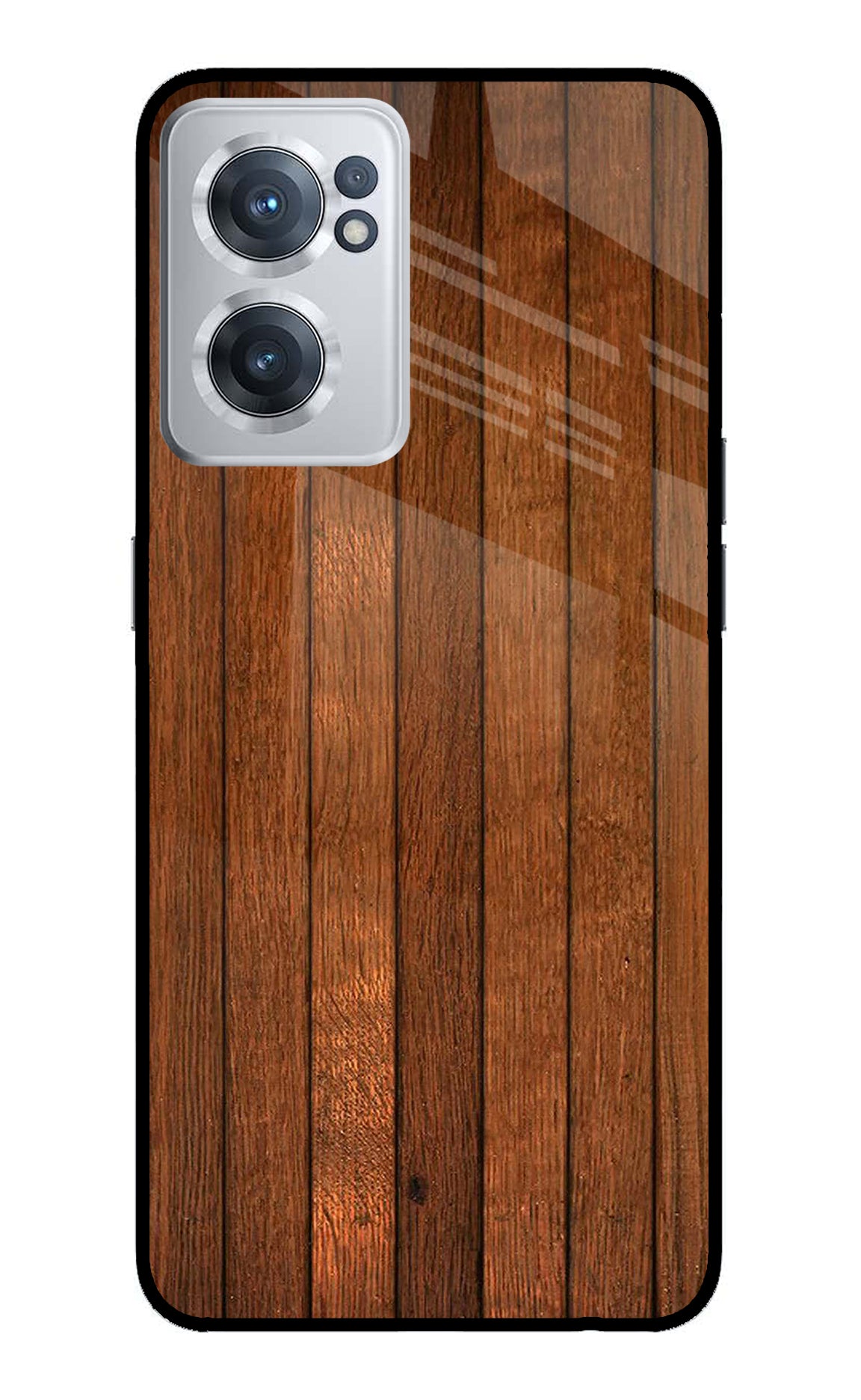 Wooden Artwork Bands OnePlus Nord CE 2 5G Glass Case