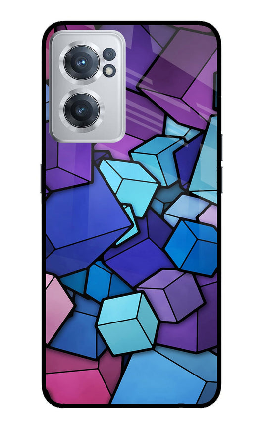 Cubic Abstract OnePlus Nord CE 2 5G Glass Case