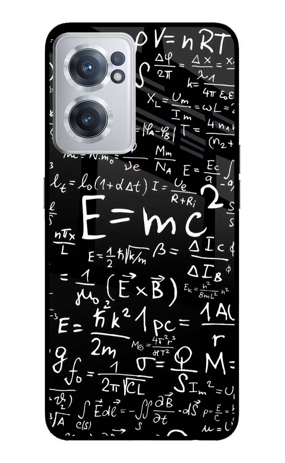 Physics Formula OnePlus Nord CE 2 5G Glass Case Back Cover by Casekaro