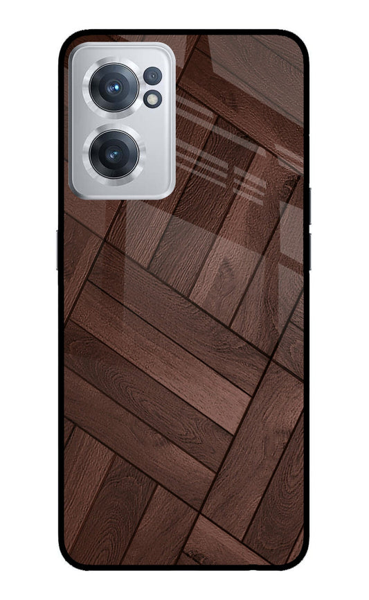 Wooden Texture Design OnePlus Nord CE 2 5G Glass Case