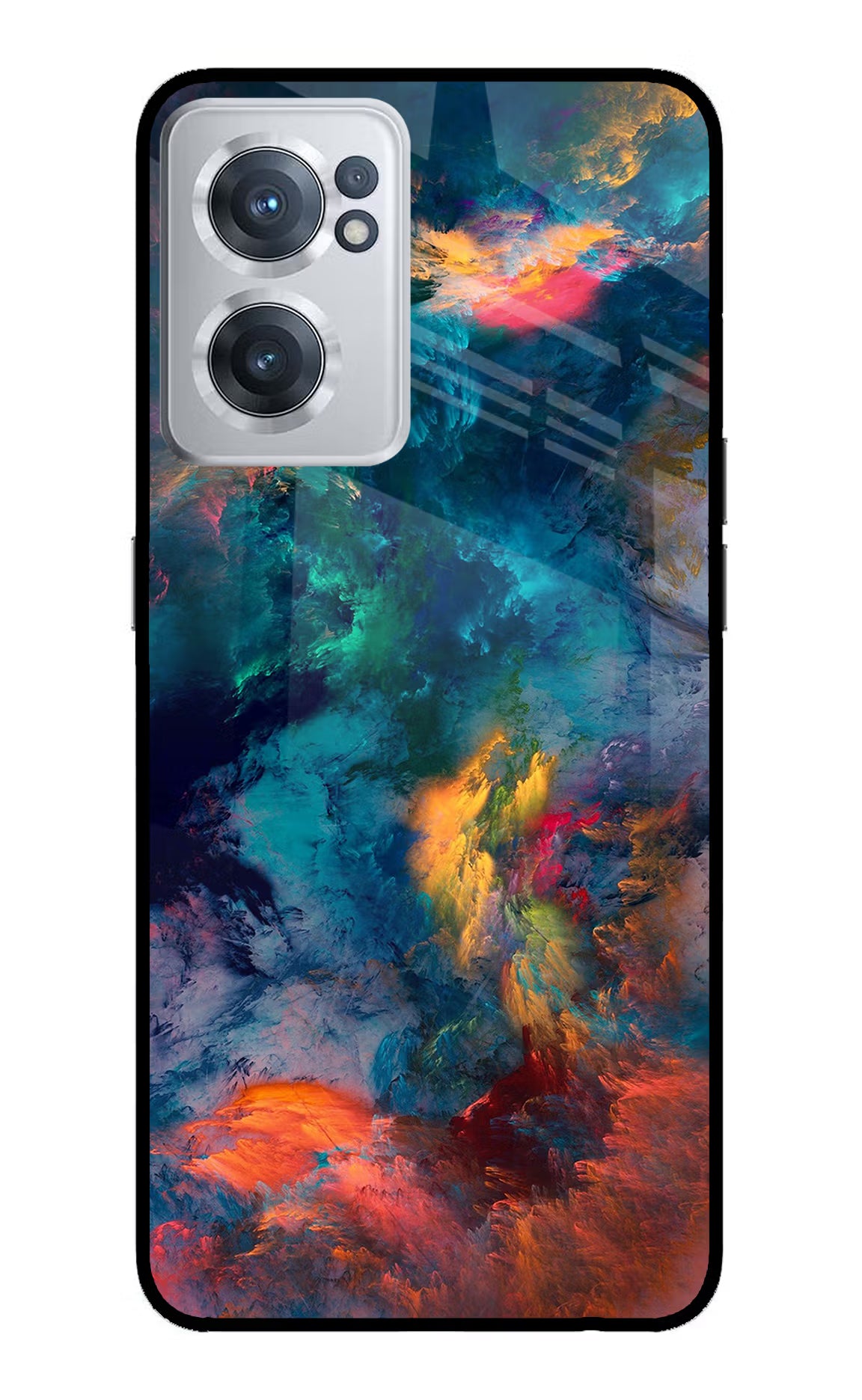 Artwork Paint OnePlus Nord CE 2 5G Glass Case Back Cover by Casekaro