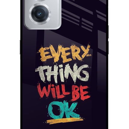 Everything Will Be Ok OnePlus Nord CE 2 5G Glass Case