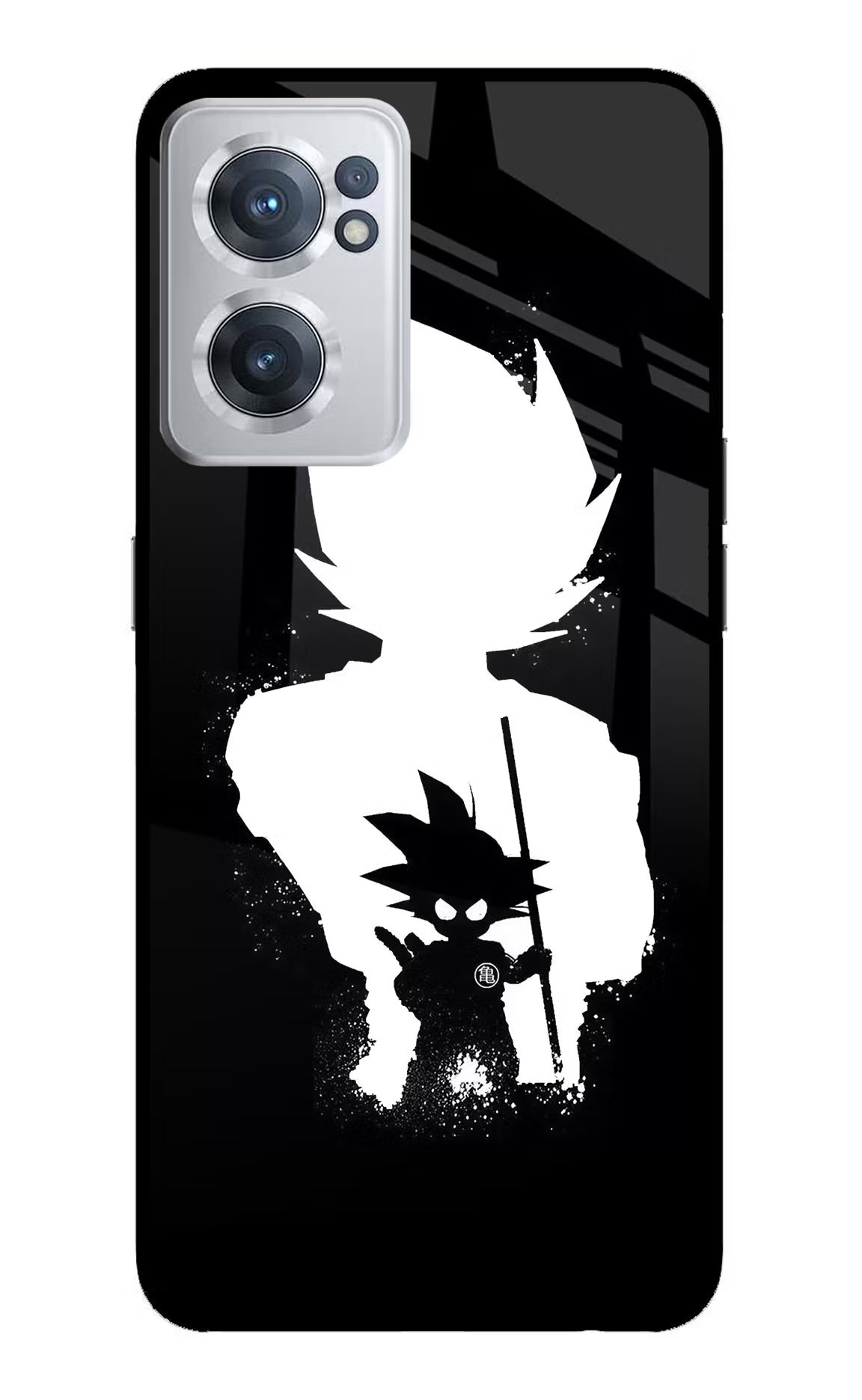 Goku Shadow OnePlus Nord CE 2 5G Glass Case Back Cover by Casekaro