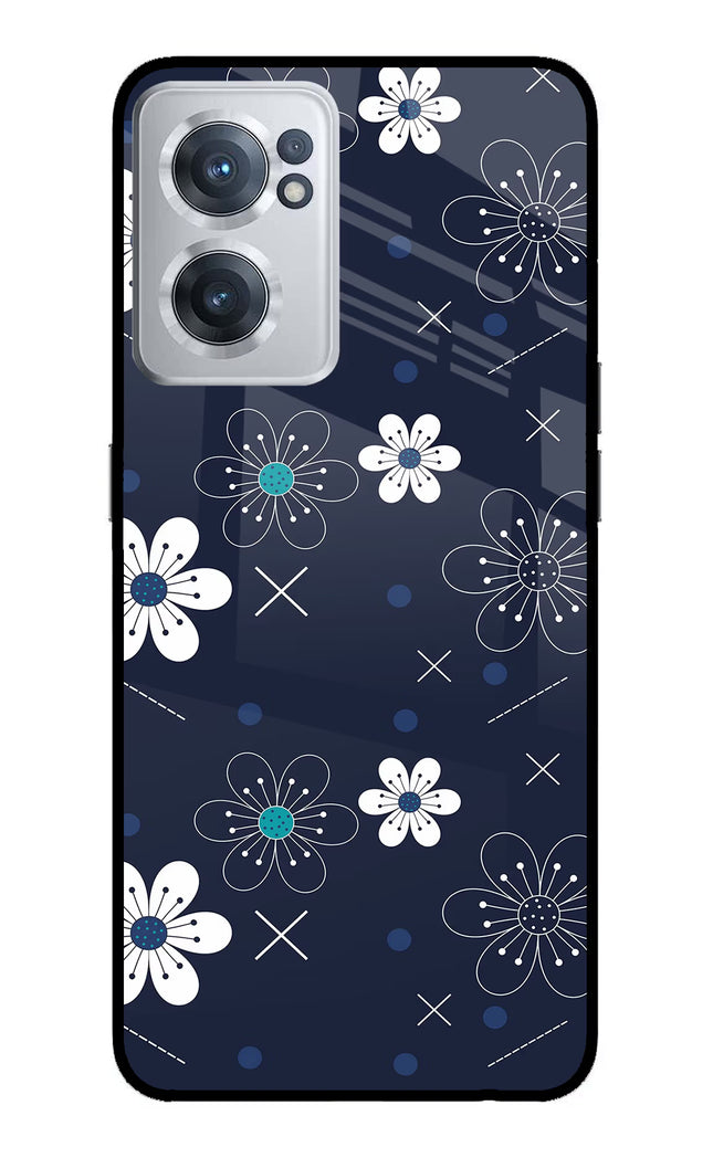Flowers OnePlus Nord CE 2 5G Glass Case