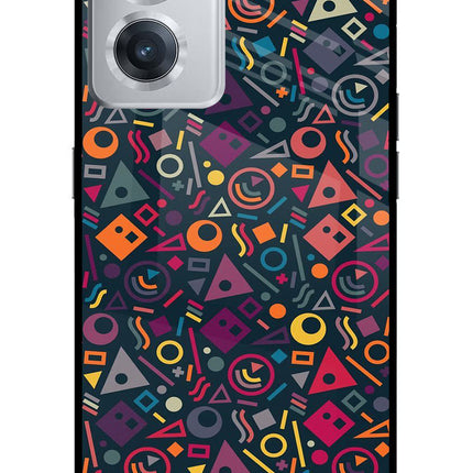 Geometric Abstract OnePlus Nord CE 2 5G Glass Case