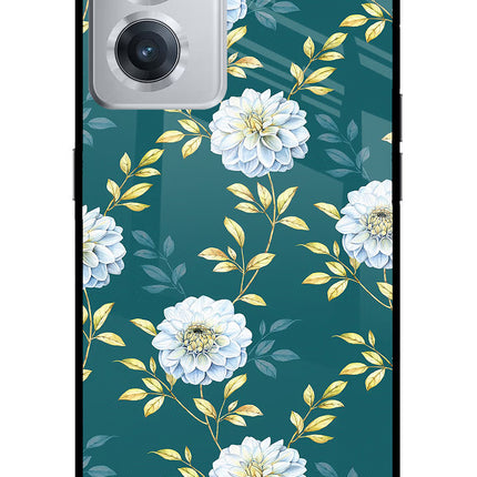 Flowers OnePlus Nord CE 2 5G Glass Case