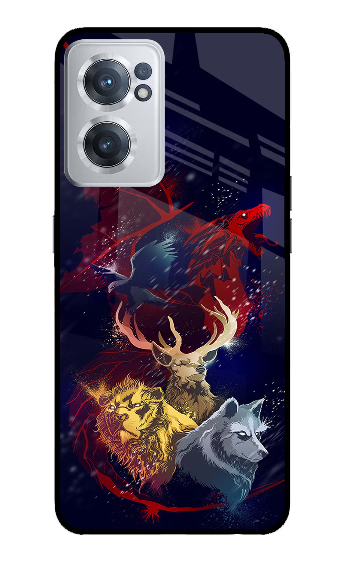 Game Of Thrones OnePlus Nord CE 2 5G Glass Case Back Cover by Casekaro