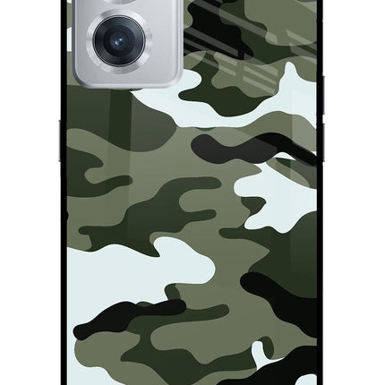 Camouflage OnePlus Nord CE 2 5G Glass Case