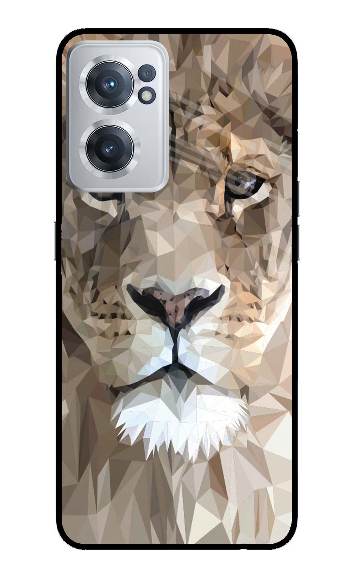 Lion Art OnePlus Nord CE 2 5G Glass Case Back Cover by Casekaro