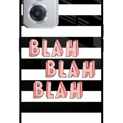 Blah Blah Blah OnePlus Nord CE 2 5G Glass Case