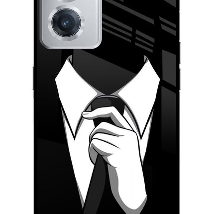 Black Tie OnePlus Nord CE 2 5G Glass Case
