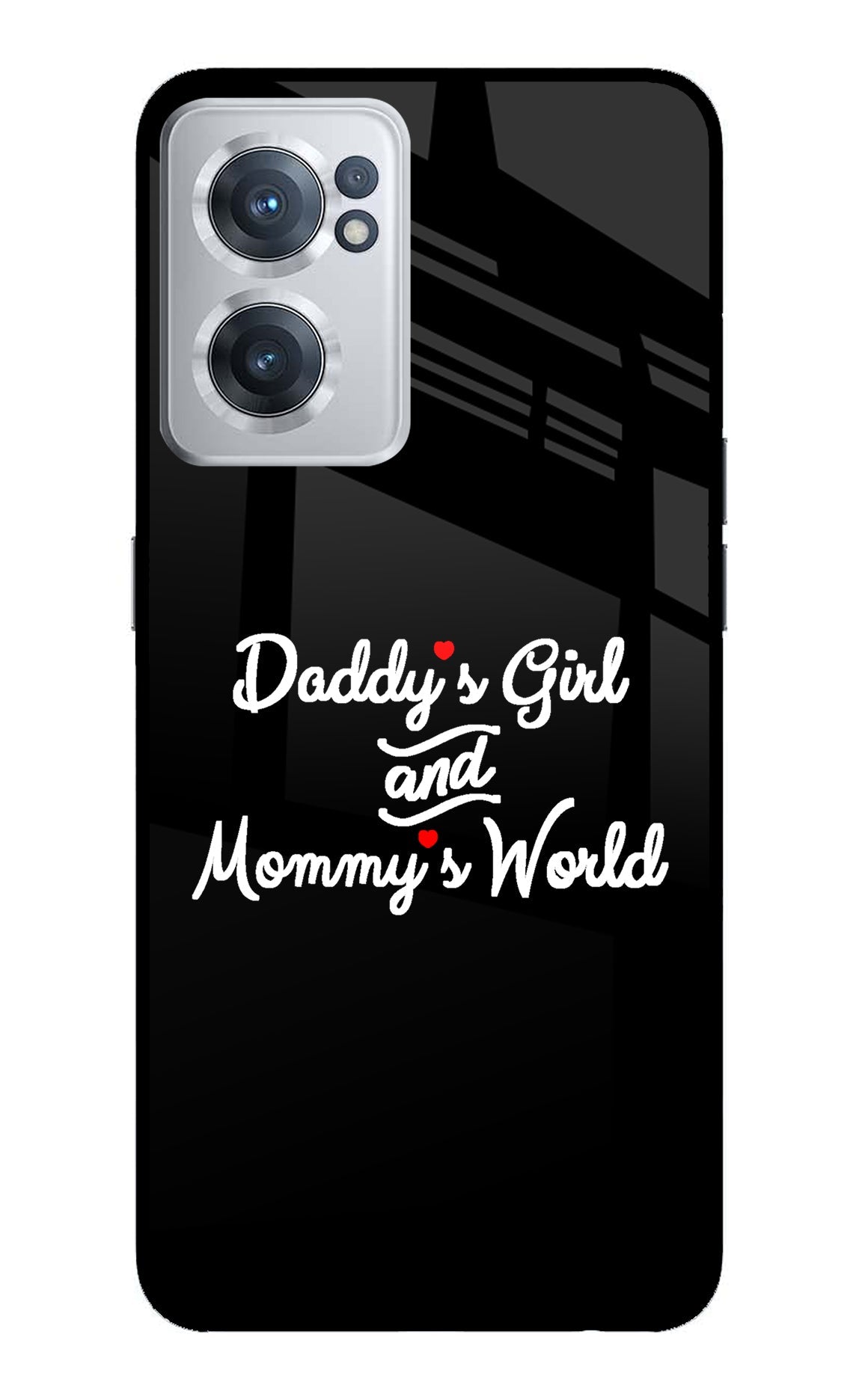 Daddy's Girl and Mommy's World OnePlus Nord CE 2 5G Back Cover