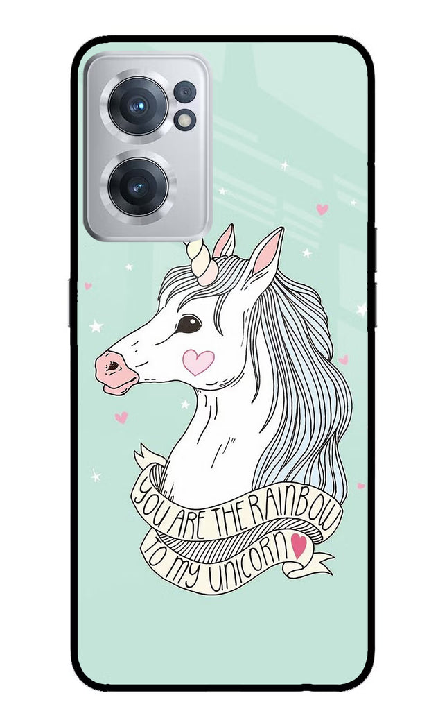 Unicorn Wallpaper OnePlus Nord CE 2 5G Glass Case